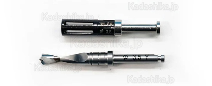 歯科用骨採取器とボーンミル キット/ セルフボーンチップメーカー (ストッパー付き)